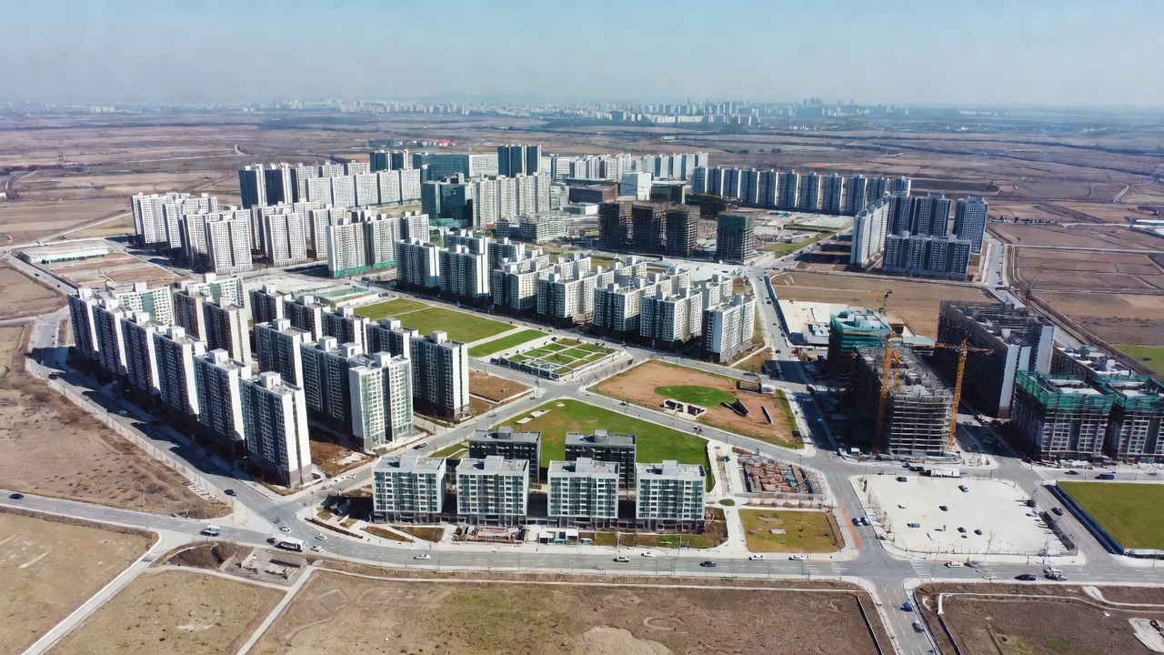 오산세교3지구 대규모 주거 개발 전경