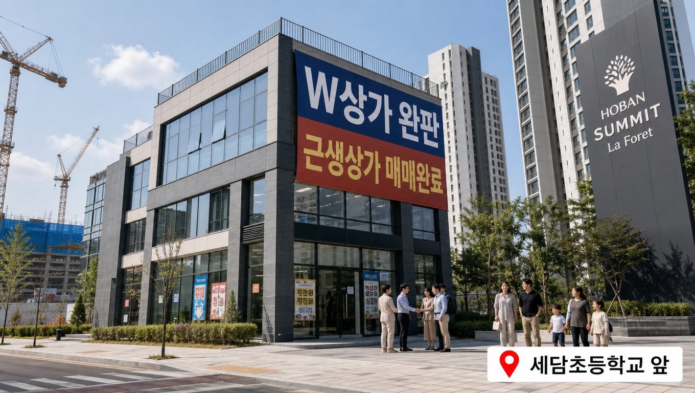 오산세교2지구 상가 부족 이유와 완판 사례