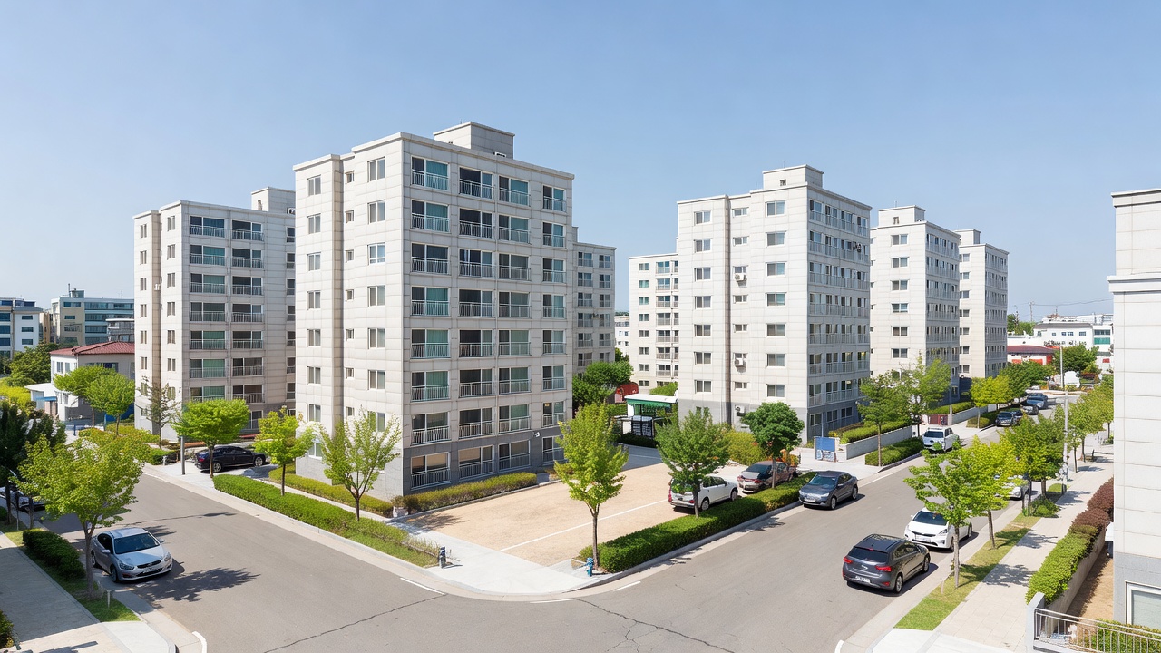 오산호재 영향으로 세교 아파트 가격 변동을 보여주는 전경