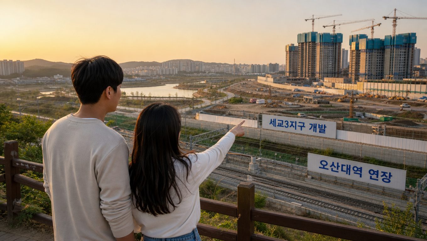 오산 세교 호재 세교3지구 개발과 철도 연장이 아파트·상가에 미치는 영향